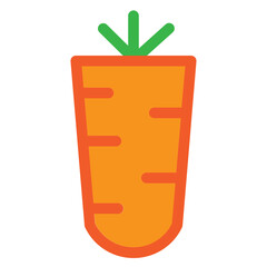 Carrots Flat Icon