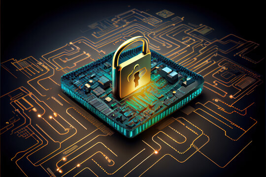 Cyber security privacy and data storage protection. Generative AI