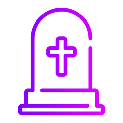 tomb gradient icon