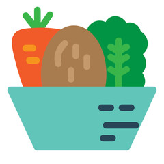 Vegetable Flat Icon