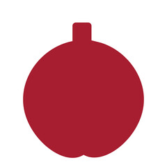 Fototapeta premium Apple Flat Icon