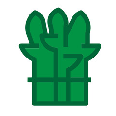 Asparagus Flat Icon