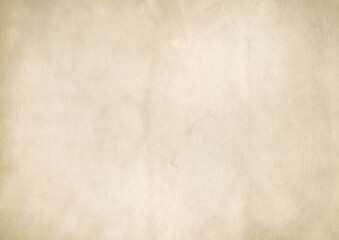 Old parchment paper texture background. Horizontal wallpaper