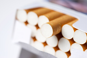 Cigarettes in a pack