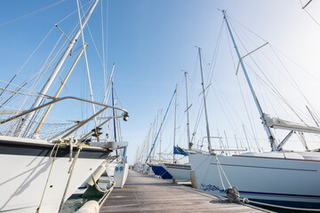 Obraz premium marina bateau