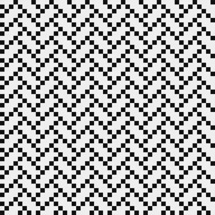 Abstract seamless fashion trend pattern fabric textures, black and white pattern, pixel art vector monochrome illustration. Design for web and mobile app.