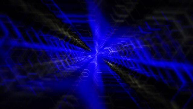 energievolle blaue Lichtstrahlen, Geschwindigkeit, schnell, leuchten, Internet, moderne Technologie, visuelle Effekte,