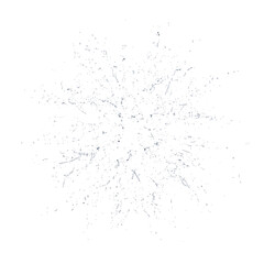 Water splash isolated transparent background 3d rendering
