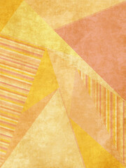 Geometric vintage texture background for poster. Triangles. A series of two illustrations