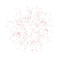 Water splash isolated transparent background 3d rendering
