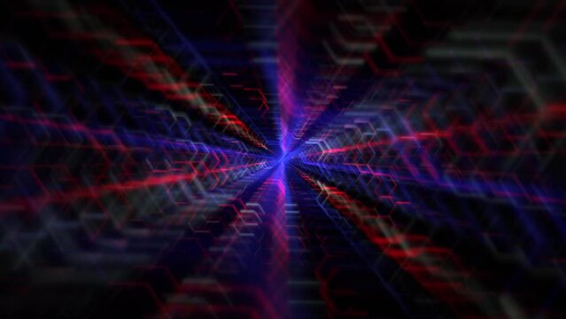 energievolle blau violette Lichtstrahlen, Geschwindigkeit, schnell, leuchten, Internet, moderne Technologie, visuelle Effekte