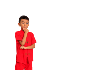 little boy fashion Smiling child in red chinese dress, style and fashion ideas for children. chinese new year