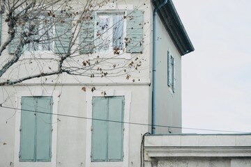 Saint-Remy-de-Provence, France; 26 January 2023: Streets of city of Saint-Remy, in the Provence...