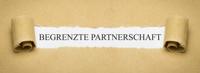 begrenzte Partnerschaft