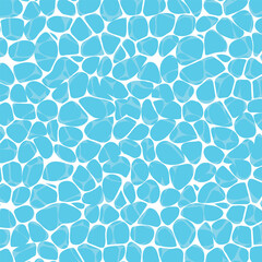 Obraz premium Blue water surface ripple background texture