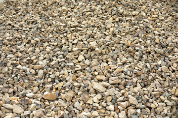 Gravel texture. Small stone. Construction details. Building material.