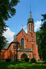 Fototapeta na wymiar Dołhobyczów - kościół pw. MB Częstochowskiej