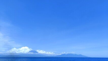 blue sky and clouds