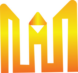 This is a beautiful creative monogram logo design.