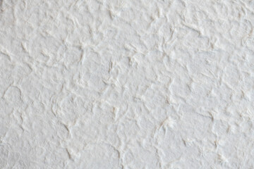 White mulberry paper texture use dry flower and leaf fiber mix for abstract texture background....