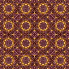 kaleidoscopic seamless pattern tile with small mandala inside Geometric ethnic repeat photo Design for background, carpet, wallpaper, clothing, wrap, Batik, abric, embroidery style.