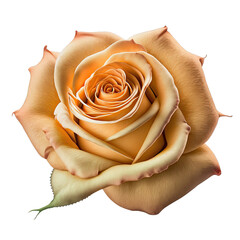 Hybrid tea rose  - Transparent Background. Generative AI