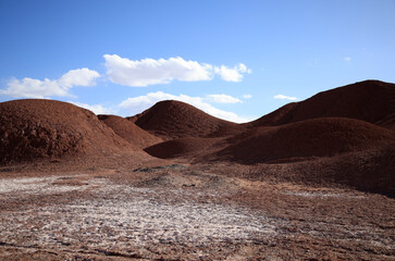 Landscape of Tolar Grande in the Puna Argentina