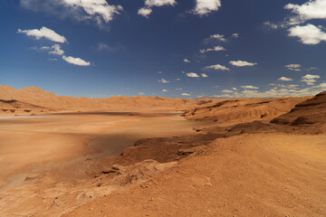 Fototapeta na wymiar Devil's desert in the Puna Argentina