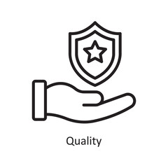 Quality Vector Outline Icon Design illustration. Assessment Symbol on White background EPS 10 File