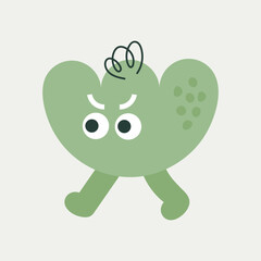Cartoon character, abstract personage, mascot design, funny avatar, cute icon