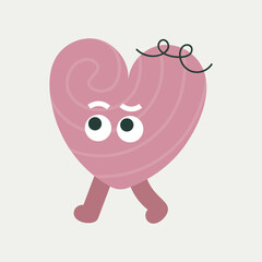 Cartoon character, abstract personage, mascot design, funny avatar, cute icon