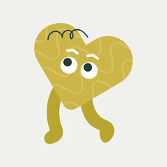 Cartoon character, abstract personage, mascot design, funny avatar, cute icon