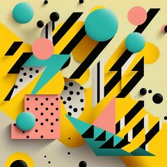 Memphis Design Desktop Background