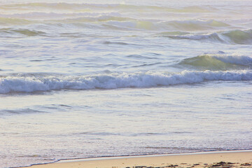 olas en la playa