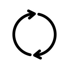 Fototapeta premium recycle vector icon, recycling symbol
