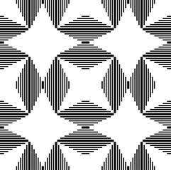seamless pattern with black and white stripes tattoo art butterfly tribal element textile.