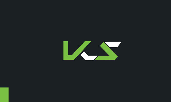 Alphabet letters Initials Monogram logo VKS