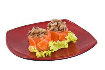 Salmon Jou with Shimeji