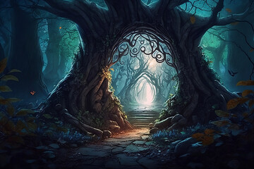 fantasy enchanted forest 