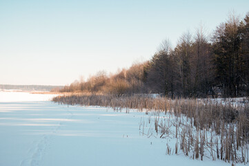 river in winter