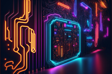 circuit board background