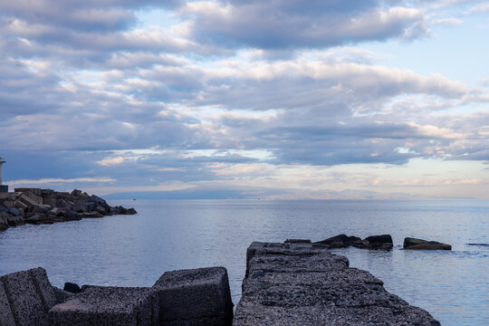 Panorama dalla costa ionica etnea di Riposto