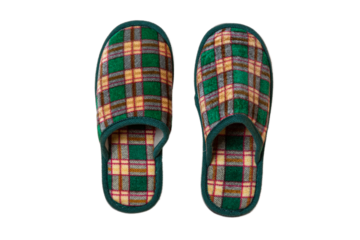 checkered slippers 