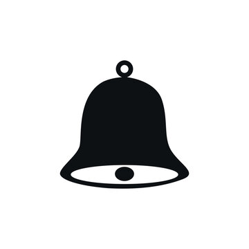Bell vector flat icon, vector illustration.