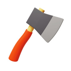 wooden axe 3D Icon