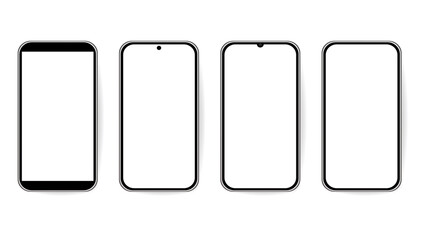 Phone  isolated on white  background ,  Flat Modern design , Illustration Vector  EPS 10