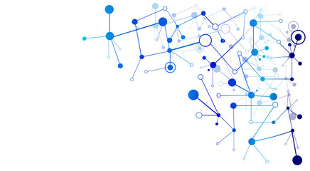 Scientific, technological molecular medical reference. Genetic engineering and molecular structure, DNA circular network, scientific chemical and biotechnological concept, innovative technology, healt