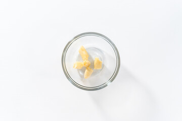 Mashing bananas