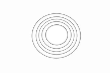 Abstract design circle white wallpaper background