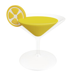 Lemon drinks 3D Icon